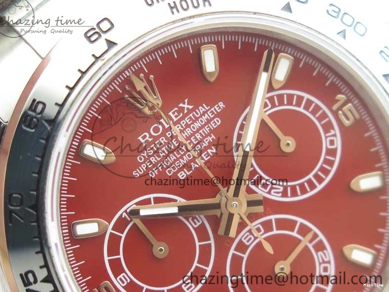 MiroTime 0417 Daytona 116520 SS UBF Best Edition Red Stick Markers Dial on SS Bracelet A Reliable 2951